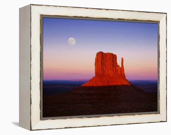 Moon Over Monument Valley, Arizona-Peter Walton-Framed Premier Image Canvas