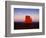 Moon Over Monument Valley, Arizona-Peter Walton-Framed Photographic Print