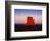 Moon Over Monument Valley, Arizona-Peter Walton-Framed Photographic Print