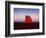 Moon Over Monument Valley, Arizona-Peter Walton-Framed Photographic Print