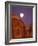 Moon over Orange Striated Rock Structures in Canyonlands National Park, Utah-John Loengard-Framed Photographic Print