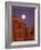 Moon over Orange Striated Rock Structures in Canyonlands National Park, Utah-John Loengard-Framed Photographic Print