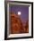 Moon over Orange Striated Rock Structures in Canyonlands National Park, Utah-John Loengard-Framed Photographic Print