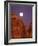 Moon over Orange Striated Rock Structures in Canyonlands National Park, Utah-John Loengard-Framed Photographic Print