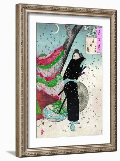 Moon over Shinobugaoka-Tsukioka Kinzaburo Yoshitoshi-Framed Giclee Print