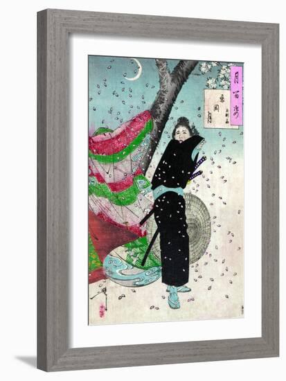 Moon over Shinobugaoka-Tsukioka Kinzaburo Yoshitoshi-Framed Giclee Print