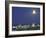 Moon over South Beach, Miami, Florida, USA-Robin Hill-Framed Photographic Print