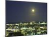 Moon over South Beach, Miami, Florida, USA-Robin Hill-Mounted Photographic Print