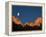 Moon over Streaked Wall Formation-Bob Krist-Framed Premier Image Canvas