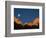 Moon over Streaked Wall Formation-Bob Krist-Framed Photographic Print