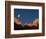 Moon over Streaked Wall Formation-Bob Krist-Framed Photographic Print