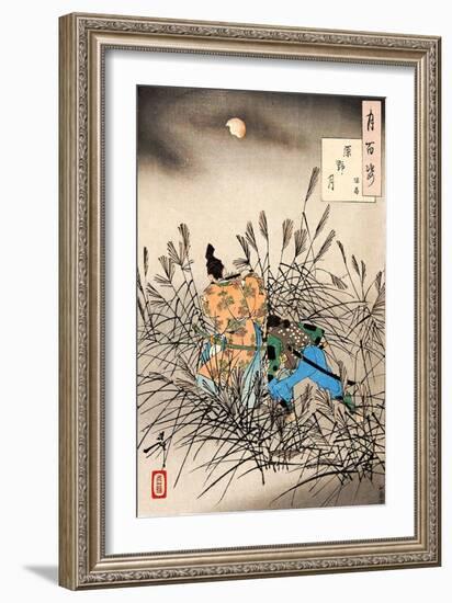 Moon over the Moor: Yasumasa, One Hundred Aspects of the Moon-Yoshitoshi Tsukioka-Framed Giclee Print