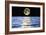 Moon Over the Sea, Composite Image-Victor De Schwanberg-Framed Photographic Print