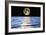 Moon Over the Sea, Composite Image-Victor De Schwanberg-Framed Photographic Print