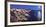 Moon over the Town of Oia, Santorini, Kyclades, South Aegean, Greece, Europe-Christian Heeb-Framed Photographic Print