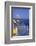 Moon over the Town of Oia, Santorini, Kyclades, South Aegean, Greece, Europe-Christian Heeb-Framed Photographic Print