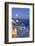 Moon over the Town of Oia, Santorini, Kyclades, South Aegean, Greece, Europe-Christian Heeb-Framed Photographic Print