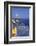 Moon over the Town of Oia, Santorini, Kyclades, South Aegean, Greece, Europe-Christian Heeb-Framed Photographic Print