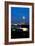 Moon Over Vancouver, Time-exposure Image-David Nunuk-Framed Photographic Print