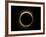 Moon Passes Between the Sun and the Earth During a Total Solar Eclipse in Varanasi, India-null-Framed Photographic Print