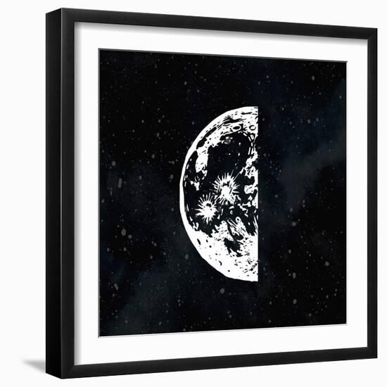 Moon Phases 2 V2-Kimberly Allen-Framed Art Print