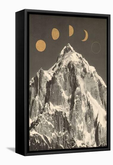 Moon Phases, 2018 (Photography, Digital)-Florent Bodart-Framed Premier Image Canvas