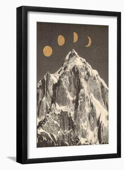 Moon Phases, 2018 (Photography, Digital)-Florent Bodart-Framed Giclee Print