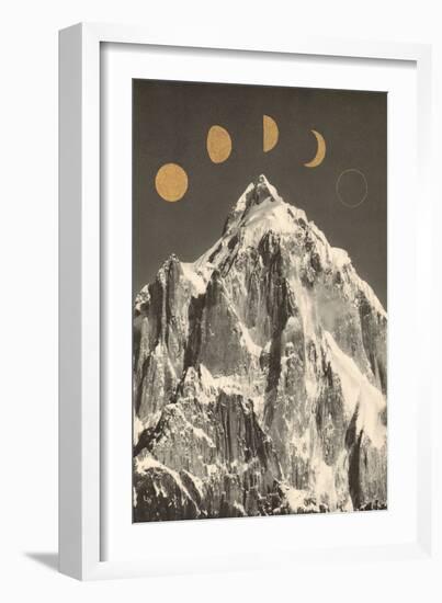 Moon Phases, 2018 (Photography, Digital)-Florent Bodart-Framed Giclee Print