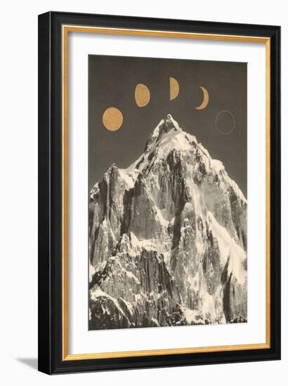 Moon Phases, 2018 (Photography, Digital)-Florent Bodart-Framed Giclee Print