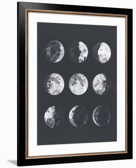 Moon Phases Watercolor Ii-Samantha Ranlet-Framed Art Print