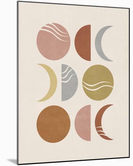 Moon Phases-Dana Shek-Mounted Giclee Print