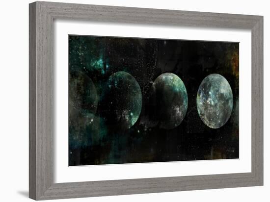 Moon Phases-Ken Roko-Framed Art Print