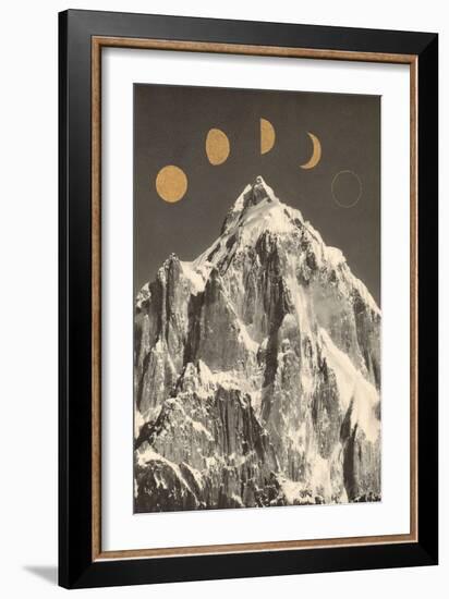 Moon Phases-Florent Bodart-Framed Giclee Print