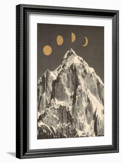 Moon Phases-Florent Bodart-Framed Giclee Print