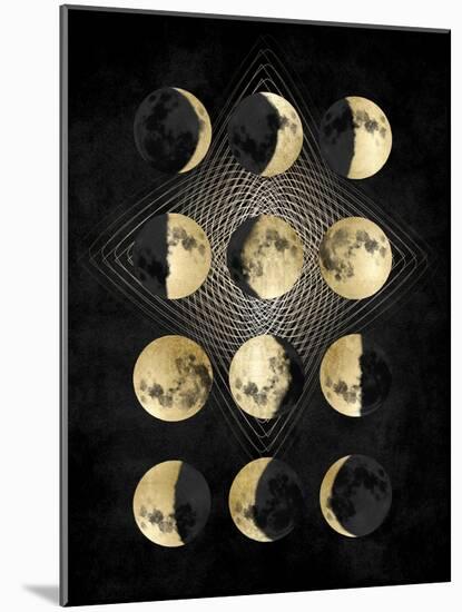 Moon Phases-Oliver Jeffries-Mounted Art Print