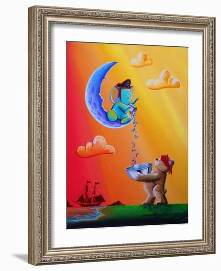 Moon Pirates-Cindy Thornton-Framed Art Print