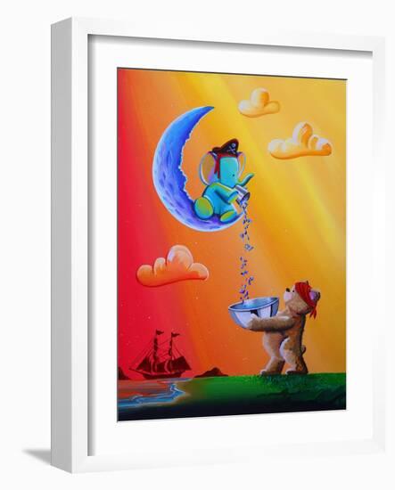 Moon Pirates-Cindy Thornton-Framed Art Print