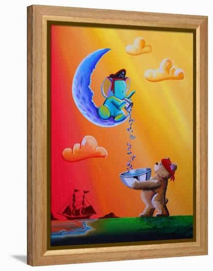 Moon Pirates-Cindy Thornton-Framed Stretched Canvas