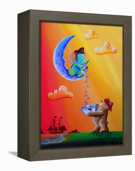 Moon Pirates-Cindy Thornton-Framed Stretched Canvas