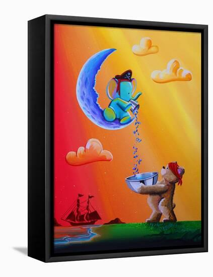 Moon Pirates-Cindy Thornton-Framed Stretched Canvas
