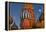 Moon Rise over St Basil's Cathedral.-Jon Hicks-Framed Premier Image Canvas