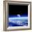 Moon Rising Over Earth's Horizon-Detlev Van Ravenswaay-Framed Premium Photographic Print