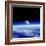 Moon Rising Over Earth's Horizon-Detlev Van Ravenswaay-Framed Premium Photographic Print