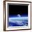 Moon Rising Over Earth's Horizon-Detlev Van Ravenswaay-Framed Premium Photographic Print