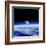 Moon Rising Over Earth's Horizon-Detlev Van Ravenswaay-Framed Premium Photographic Print