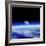 Moon Rising Over Earth's Horizon-Detlev Van Ravenswaay-Framed Premium Photographic Print