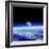 Moon Rising Over Earth's Horizon-Detlev Van Ravenswaay-Framed Premium Photographic Print