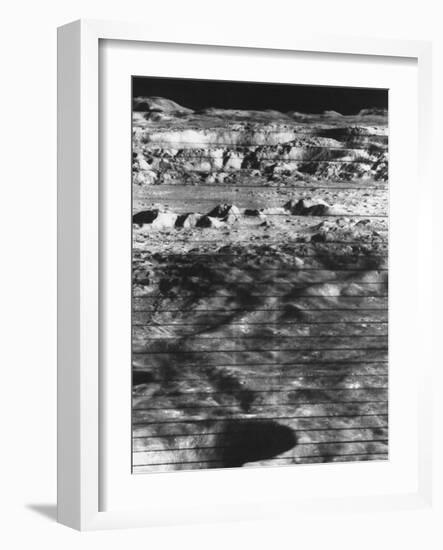 Moon's Surface Photographed from Lunar Orbiter Ii-null-Framed Photographic Print