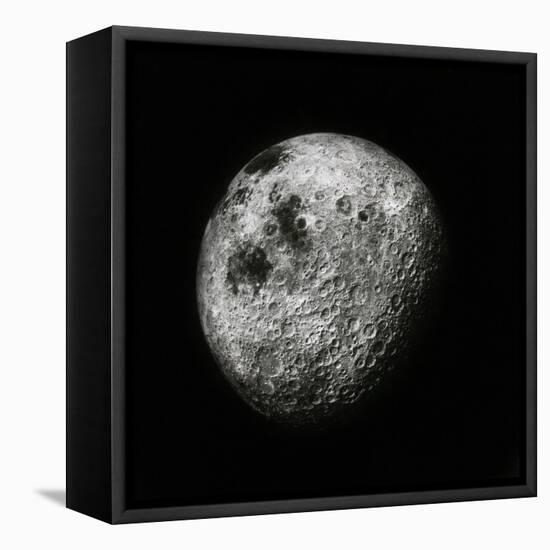 Moon Seen From 1000 Miles Away, Apollo 16 Mission-Science Source-Framed Premier Image Canvas