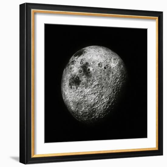 Moon Seen From 1000 Miles Away, Apollo 16 Mission-Science Source-Framed Giclee Print